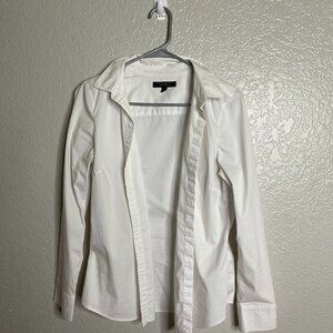Banana Republic White Button Up Size 10